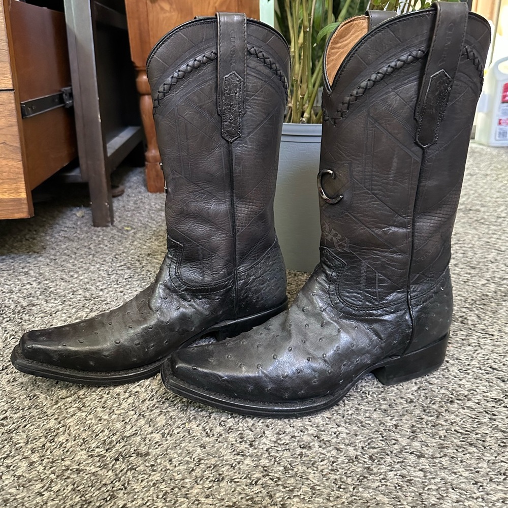 Men's Classic Black Western Cowboy Boots
